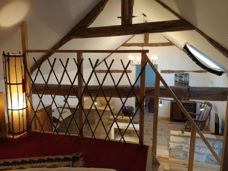 Superbe Appartement Dans Charmant Corps De Ferme Acheres-la-Foret Zewnętrze zdjęcie